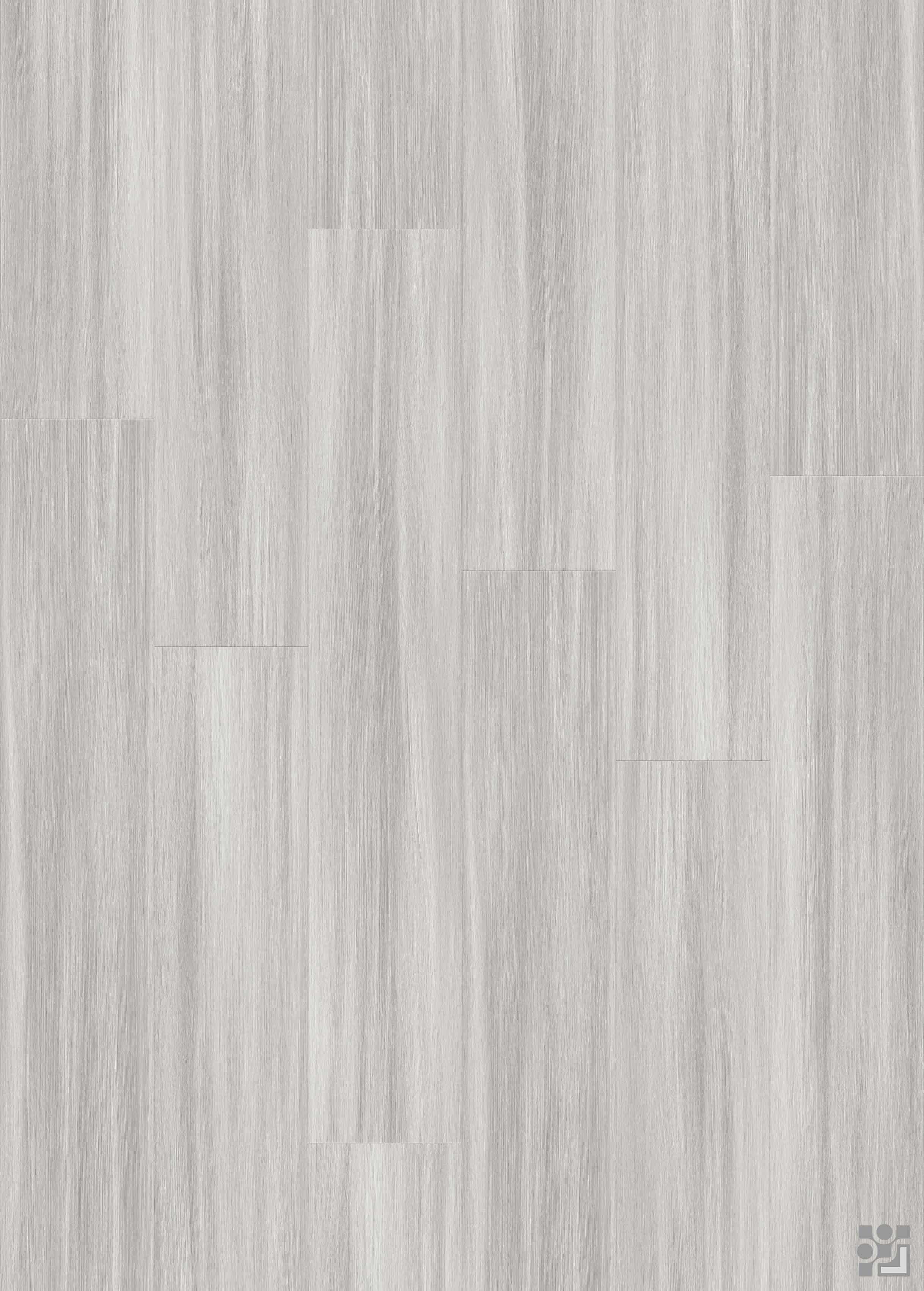 Dwayne Oak decorative flooring paper with fine straight-grain texture, subtle natural variation and a clean long-plank layout