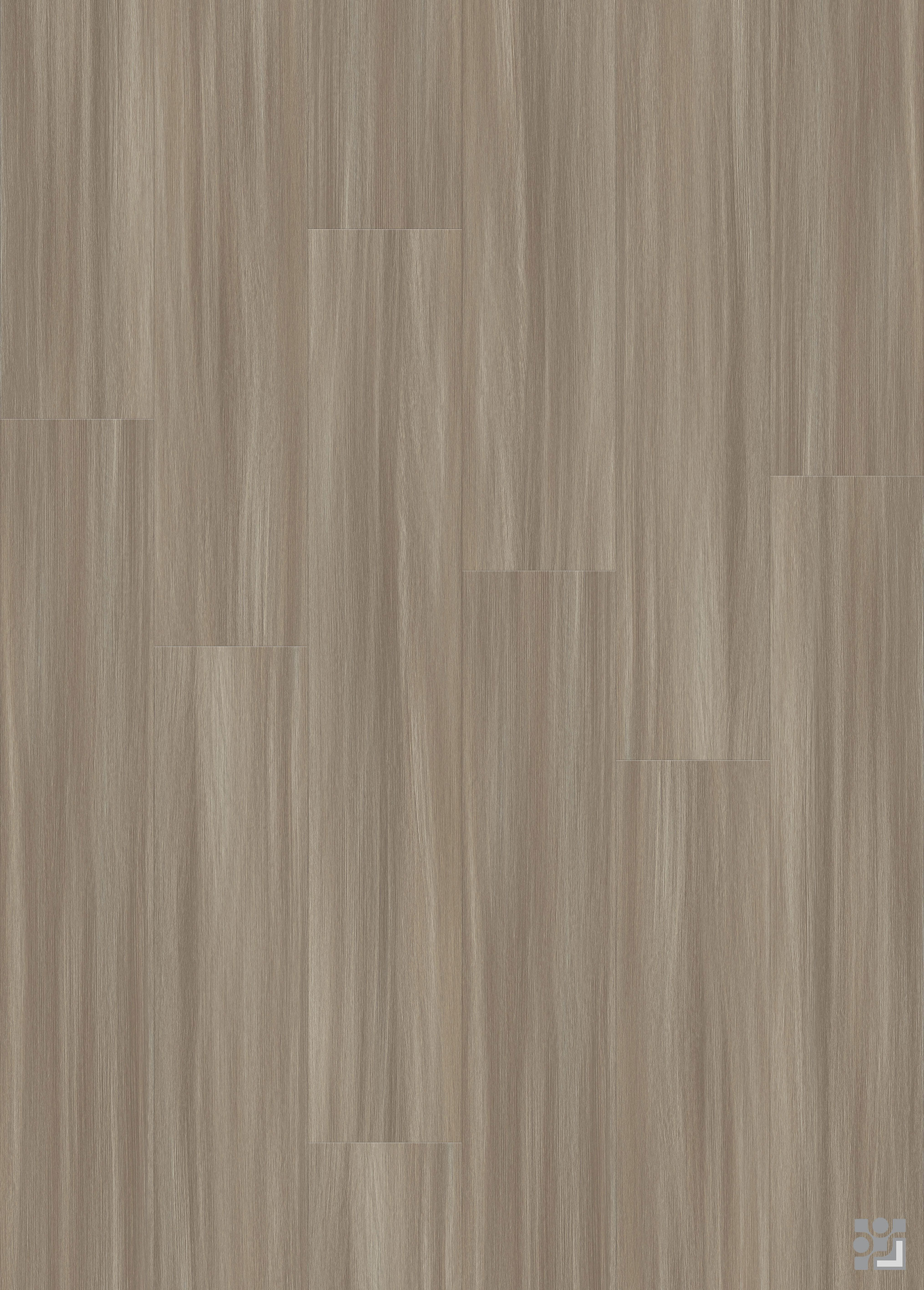 Dwayne Oak decorative flooring paper with fine straight-grain texture, subtle natural variation and a clean long-plank layout
