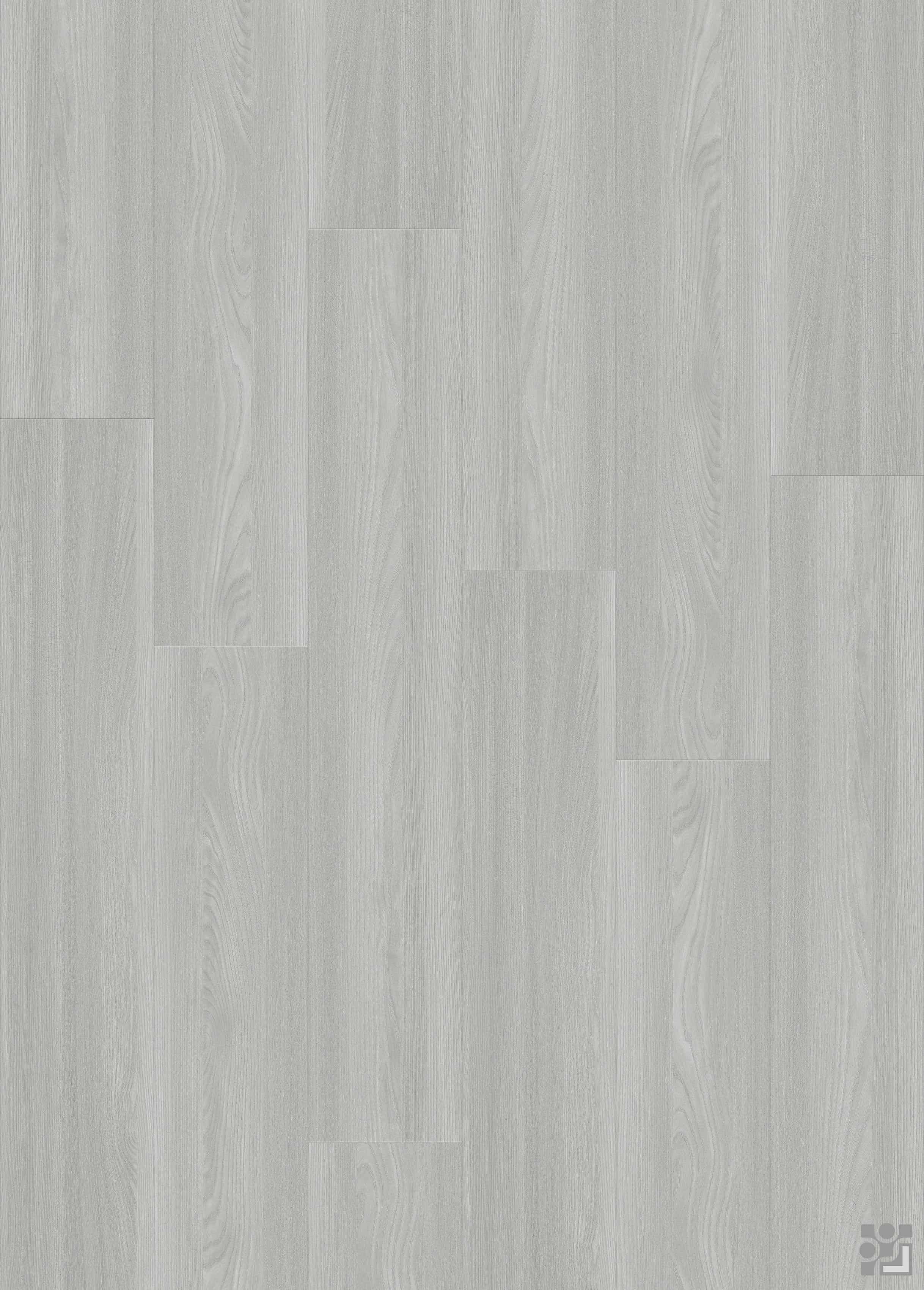 Smith Oak decorative flooring paper with fine straight grain, subtle cathedral figures and a clean long-plank layout
