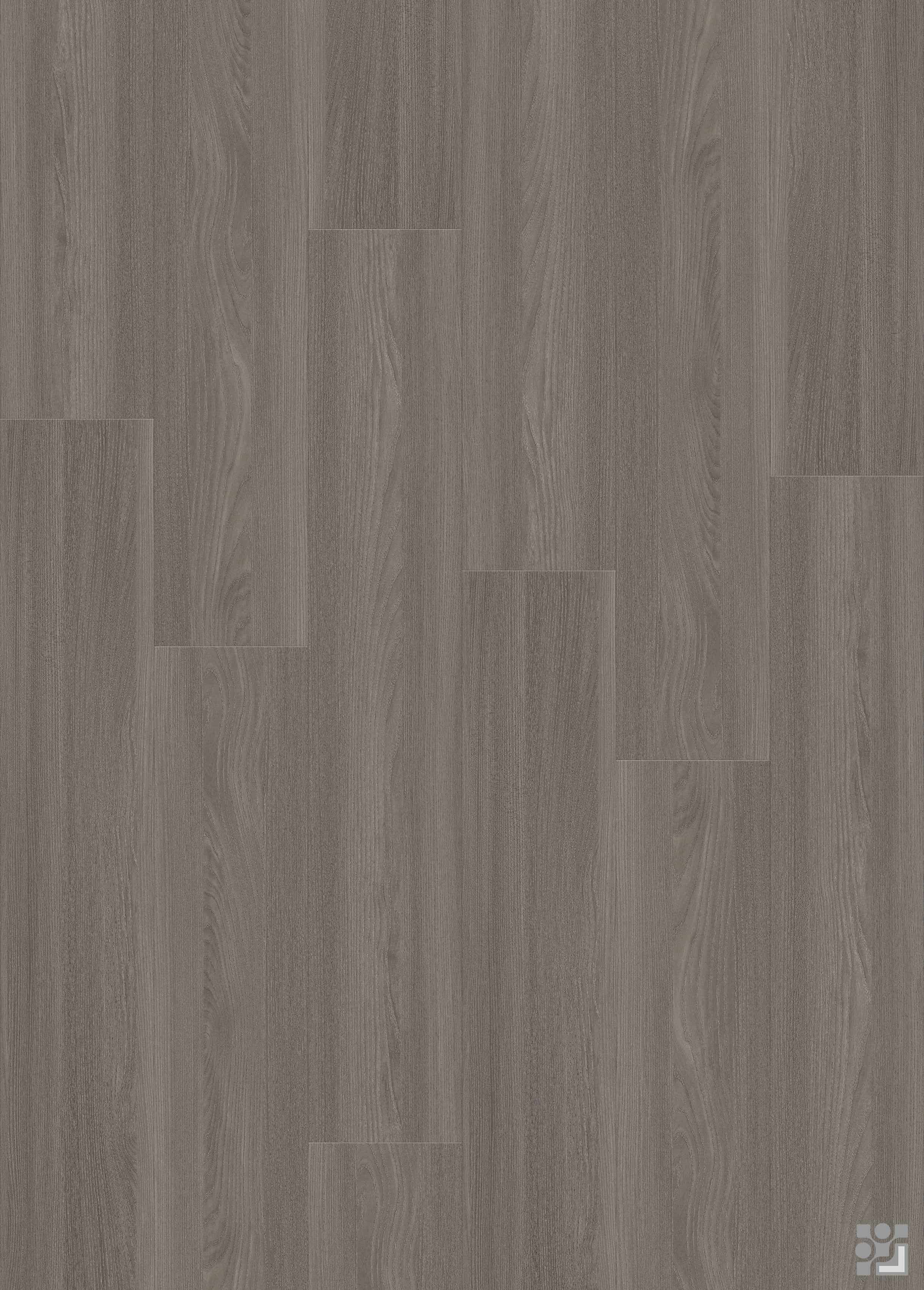 Smith Oak decorative flooring paper with fine straight grain, subtle cathedral figures and a clean long-plank layout