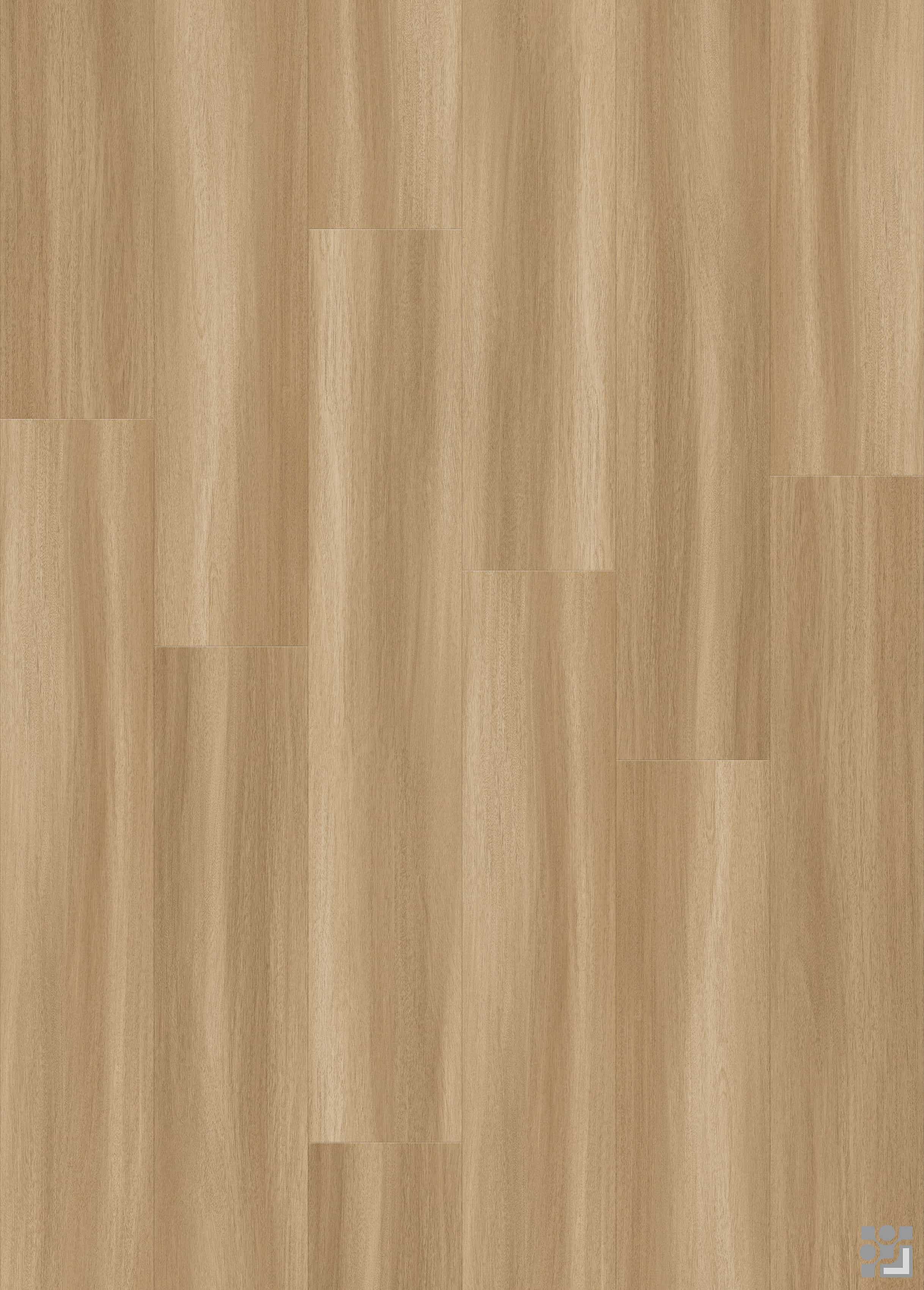 Nicola Oak decorative flooring paper with fine linear grain, gentle variation and a clean plank layout