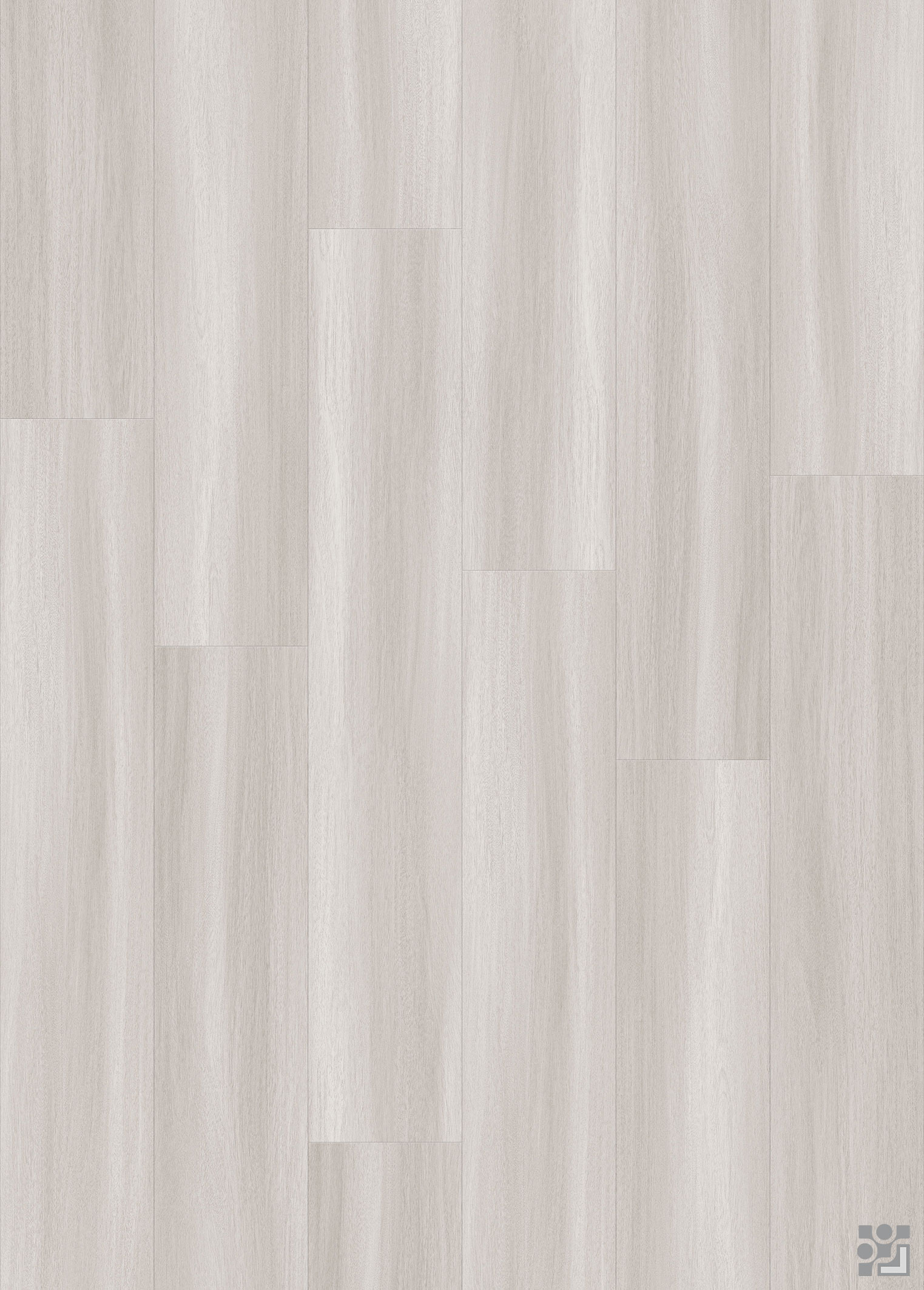 Nicola Oak decorative flooring paper with fine linear grain, gentle variation and a clean plank layout