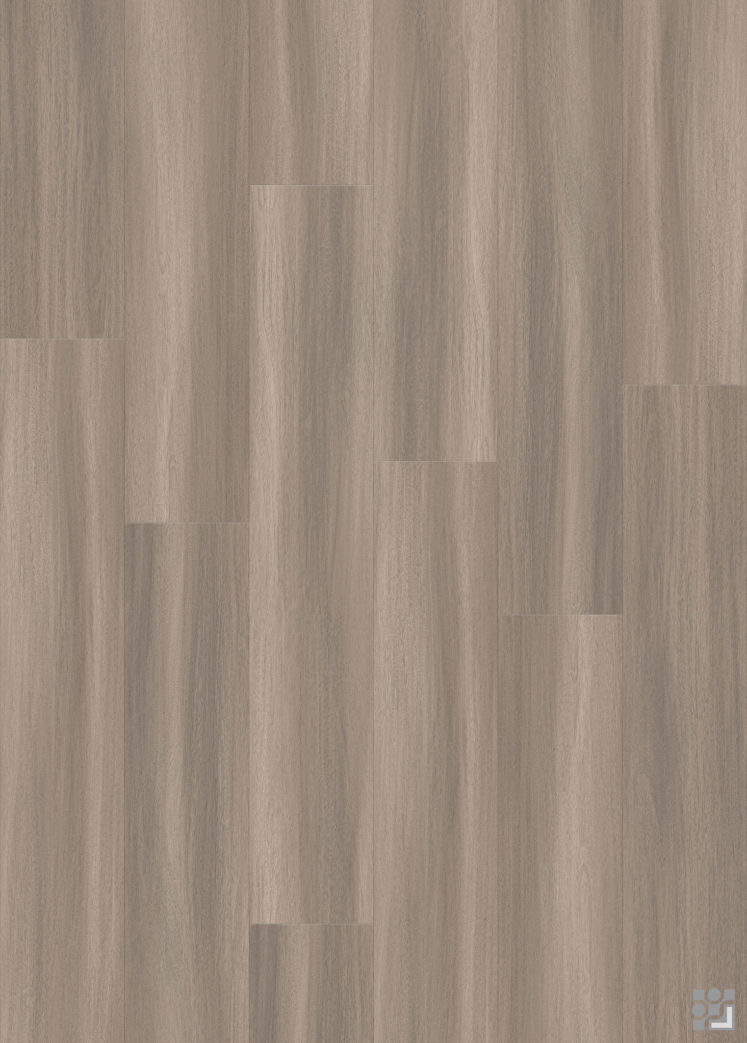 Nicola Oak decorative flooring paper with fine linear grain, gentle variation and a clean plank layout